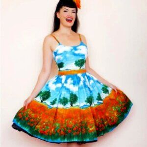 Bernie Dexter Chelsea Dress in Poppy Fields - XS